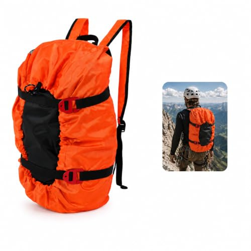 BOROCO Faltbare Kletterseiltasche für Camping Wandern und Outdooraktivität | Kletterseiltasche aus Oxford-Gewebe, mit Faltbaren Schultergurten und Wasserfestem Material für Outdoor- Ausflüge