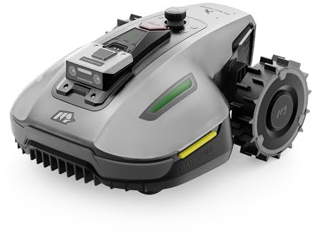 MAMMOTION YUKA Mini 700 Robot Tondeuse sans Fil Périphérique, NetRTK+Vision, Aucune Antenne RTK Requise, Recommandé 700 m², Pente à 50%, Cartographie Automatique, avec Module 4G