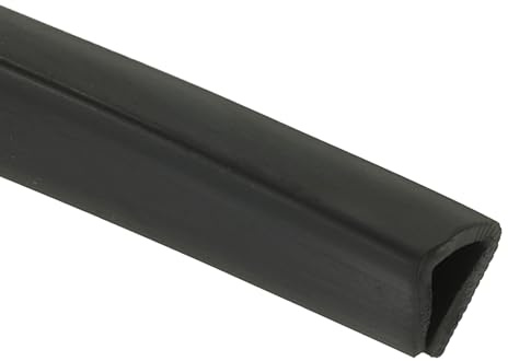 PATIKIL 8mm Gummi Kantenschutz 3 Meter U Kanal Kantenschutz Schwarz | Flexibler, Für Scharfe Kanten Blech Autotüren Luken Tischecken
