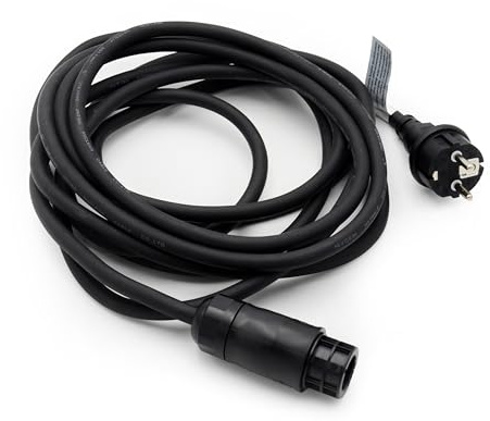 Cavo di alimentazione Schuko Technaxx TX-319 da 10m con connettore BC05 - Cavo di prolunga da esterno per inverter a presa di corrente - Compatibile con inverter TX-250, TX-265, TX-270, TX-271, TX-274