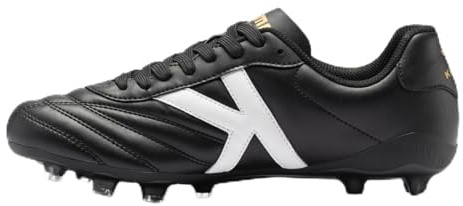 KELME Men's Soccer Cleats,FG Firm/Artificial Ground Lightweight Soccer Shoes, for Outdoor Football Athletic Training, Black, Size 12