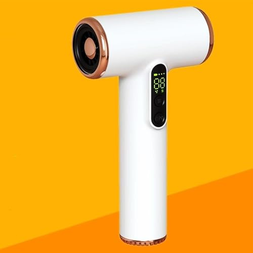 Asciugacapelli Portatile Ricaricabile USB, 15000mAh con Batteria al Litio, 3 Velocità e 3 Temperature (Caldo/Freddo), per Viaggi, Casa, Auto, Escursionismo