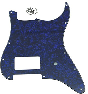 Kaish 11 Loch Gitarren- Schlagbrett für Fender Delonge, in verschiedenen Farben Blue Pearl