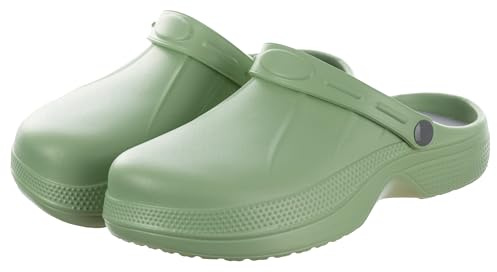 Brandsseller - Pantofole da donna, per il giardinaggio e il tempo libero, verde, 37 EU