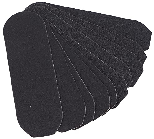 Recharges de Limes à Pieds, 10pcs de Papiers Abrasifs de Rechange pour Râpe à Pied Feuilles de Papier de Verre de Rechange de Lime à Pied Double Face pour Retirer Callosités et Cuticules