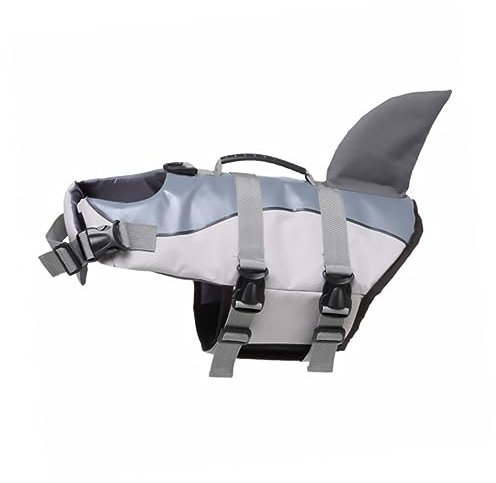 POPETPOP Einstellbare Hund Sicherheitsweste Für Welpen Schwimmweste Mit Griff Pet Supply Aus Hochwertigem Material Ergonomisch Gestaltet Reflektierendes Design Für Bessere Sichtbarkeit Im w