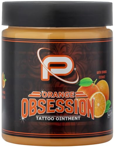 Proton - Colours Obsession - Tattoo Butter - Made by Nature - Orange - 250ml / 8.5 Oz. Crema para proceso tatuaje y curar. Naranja