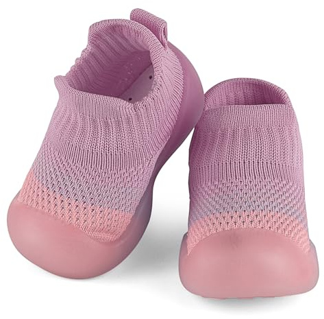 MASOCIO Zapatos Calcetines con Suela Goma Bebé Niño Niña Zapatos Primeros Pasos Antideslizante