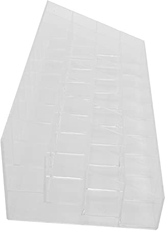 ACOGEDO Case Acrilico per Trucco - Rossetti Organizzatore di Stoccaggio del Display con 36 Compartimenti - Porta di Rossetti in Plastica Trasparente per la Conservazione e l'organizzazione Cosmetica