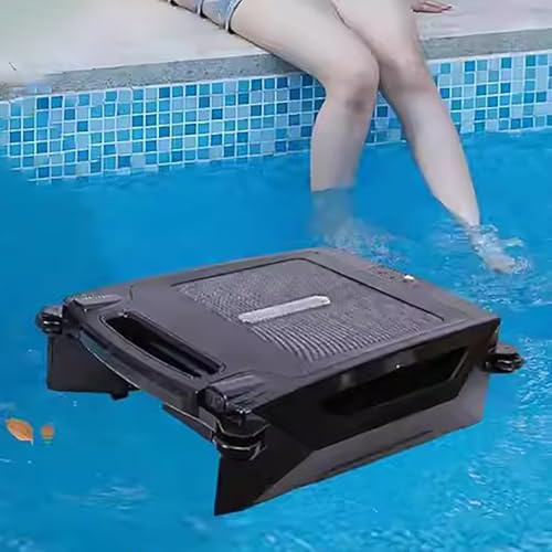 Limpiador de skimmer solar robótico for piscinas, limpiador solar automático inalámbrico con dos modos de carga, limpieza 24/7 for todo tipo de piscinas y . inteligente de prevención de obstáculos.