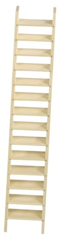 Miniature Wooden Ladder for Doll House Tiny Furniture Accessory for Dioramas Crafts Smooth Natural Design