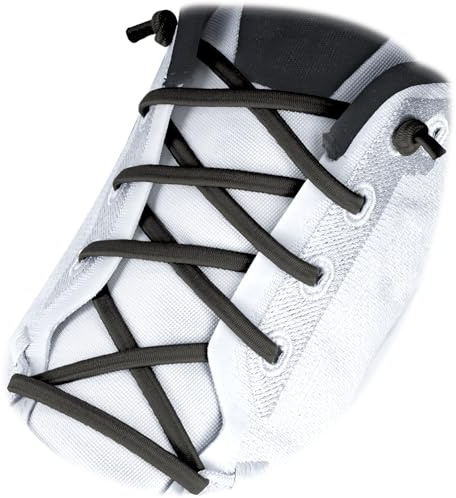 UamGlsob Cordones elásticos de 4 mm para zapatos de correr sin atar, cordones elásticos de repuesto para tenis, trotar, deportes