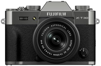 Fujifilm X-T30 III Fotocamera Digitale Mirrorless 26MP, KIT XC13-33mmF3.5-6.3 OIS, Sensore APS-C X-Trans CMOS 4, Filmati 6.2K 30p, Mirino EVF, Schermo LCD 3 orientabile, Antracite