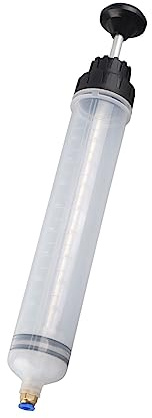 Depisuta Pompa per Estrazione Olio 500 Ml, Rimozione Fluido Olio, Liquido Freni con Doppia Tenuta Ed Estrazione Antigelo, Pratica Siringa di Riempimento per Attrezzature Agricole per Barche ATV