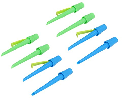 Irrigazione Automatica Vasi, Irrigatore Automatico per A Goccia, 8 Pezzi Plastica - Risparmio di Tempo, Adatto a Bottiglie Standard, Ideale per Piante in Casa e Giardino