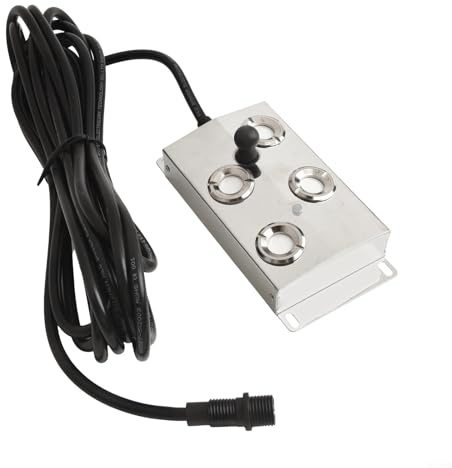 Atomizzatore per laghetto e giardino roccioso con ugelli regolabili, produzione di nebbia silenziosa per cortile paesaggio acquatico e giardino atmosferico (quattro teste)