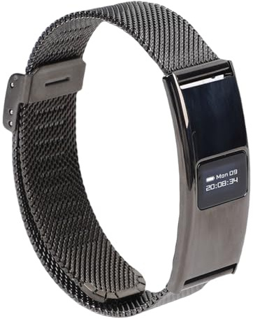 VELATEMOR Pulsera Inteligente para Hombres y Mujeres, Banda de Seguimiento de Actividad Física Portátil, Modos Multideportivos, IPX8 Resistente Al Agua, Seguimiento del Sueño (Black)