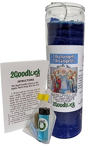 7 Archangels Dressed Candle Kit - Veladora Preparada 7 Arcangeles