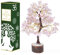 Rosenquarz-Edelstein, Lebensbaum, Kristallbaum zur Heilung, Feng Shui, Glücksbringer, Edelstein, Bonsai, Geldbaum, Meditation, spirituelle Geburtstagsgeschenke für Frauen, Größe: 25,4–30,5 cm