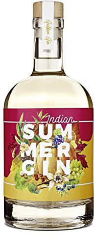 Wajos Indian Summer Gin 42% vol. 500ml – mit ausgewählten Gin Botanicals, perfekt als Herbst Cocktail & Gin Tonic oder Gin Geschenk