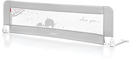 Moby‑System Barriera Letto Bambini Pieghevole – Barriera di Sicurezza Anticaduta con Doppia Parete e Rete Traspirante, Conforme BS 7972 – 154×42 cm