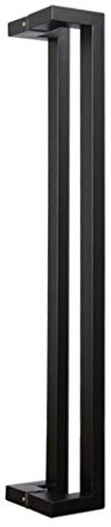 LAErper Rectangle Sliding Door Handles Sets | Barn Door Handles and Pulls Hardware Kit | Internal/External Double Side Door Pull Bar for Patio Kitchen Bathroom Office Replacement/White/120 cm (47.2 In