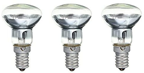 PRIZOM Lavalampe, E14, R39, 30 W, Strahler, zum Schrauben, , klar, Glühlampe, 3 Stück