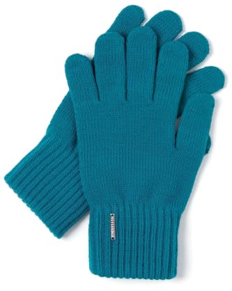 VIVISENCE Damen Winter Handschuhe Mit Gemütlich Stilvolle Breitem Strickbündchen Hergestellt Aus Warmem Garn Mit Wollzusatz Perfekt Für Kalte Wintertage Herbst Modell 7204