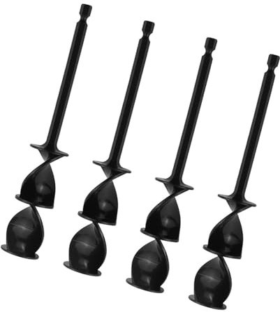 Epoxy Resins Mixers Helixs Paint Mixers Drill Attachment Resins Mixers 4Pcs Consistent Even Flowing Stirrer Paddle Drill Paint