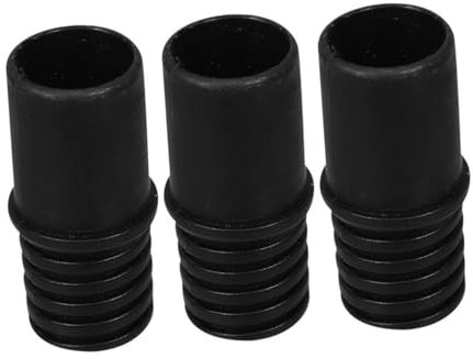 MOBUTOFU 3pcs Broom Handle Threaded Ends Adapter Tips Broom Extension Pole Parts for Home Threaded Connection