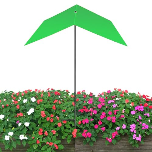 Sombrilla para plantas, ABS + metal, cubierta de parasol, reducción de calor, protección UV, mercado de agricultores, invernadero, entrada, patio, bonsái, jardín, escuela, al aire libre