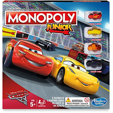 Hasbro Gaming Monopoly Junior Cars