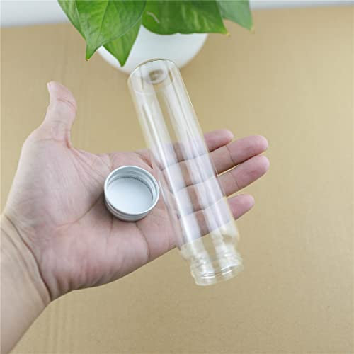 STORKY 12 Teile/los 37 * 150mm 120ml Glasflasche Reagenzglas Silber Schraubverschluss Glas Container DIY Gewürz Vorratsflasche Glas Gläser Container