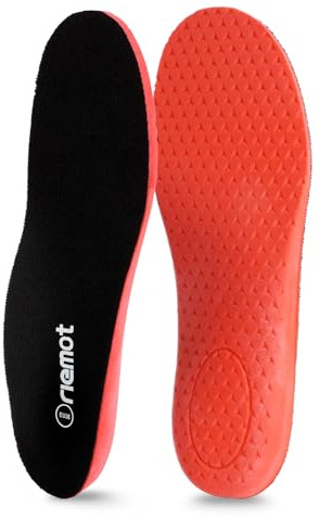 riemot Orthopädische Einlegesohlen Fersensporn Einlagen Komfort Herren Einlegesohlen Arbeitsschuhe Hohe Arch Support Schuheinlagen für Plattfüße,Plantarfasziitis,Fußschmerz Schwarz Gr.43