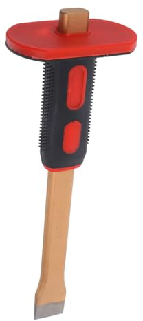 Didiseaon Scalpello per Muratura con Protezione per Mano Chisel Duro per Taglio Pietra e Utensile Ergonomico per Falegnami e Professionisti