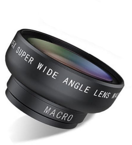 Obiettivo grandangolare professionale da 0,45 x, vetro multistrato con macro integrato per catturare paesaggi e fotocamera a clip ravvicinata