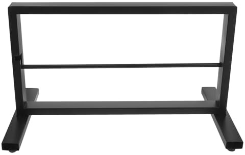 BESPORTBLE Bandhalter Organizer aus Robustem Eisen Tisch Bandspender mit Stange Aufbewahrung für Bastelbänder und Geschenkband Ordnungssystem für Bastelräume und Zuhause