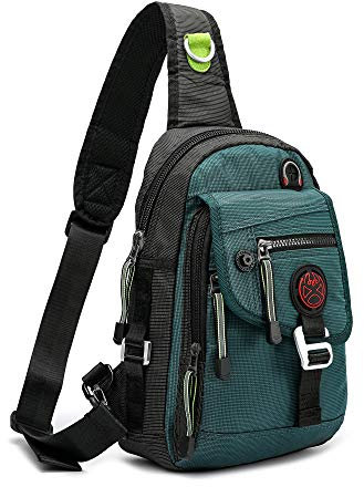 Sling Bag Chest Shoulder Backpack One Strap Daypack Crossbody Hiking Bags Bicycle Rucksack School Handbag Men Women