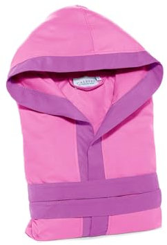 Caleffi - Accappatoio Uomo Donna Microfibra Morbido Leggero Assorbente Accappatoio Donna Uomo Rapida Asciugatura, Accappatoio Microfibra Cappuccio Tasche Cintura con Passanti e Gancio + Bag Coordinata