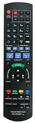 VINABTY N2QAYB001046 N2QAYB000759 Compatibile con telecomando per Panasonic registratore Blu-ray DMR-BCT750 DMR-BWT750 DMR-BWT735 DMR-BCT950 DMR-BWT720 DMR-BST750 DMR-BCT850 DMR-BST720 DMR-BST720