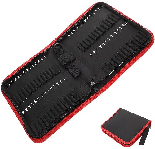 HOLIDYOYO Bolsa Para Herramientas De Oxford Con Asa Organizador De Almacenamiento Para Brocas Y Accesorios Ideal Para Bricolaje Manualidades Y Carpinteros