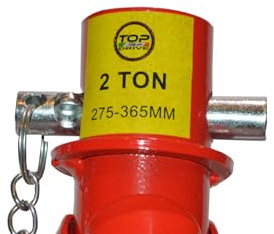 cric a cavalletto Sollevatore con sistema idraulico a pressione 2 TCRIC A CAVALLETTO PONY CON PORTATA MASSIMA 2 TONNELLATE ROSSO