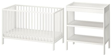 GULLIVER 2-teiliges Babymöbel-Set, 60 x 120 cm, weiß