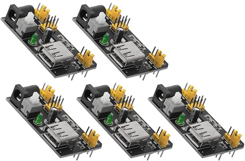 Breadboard Kit - Compatible with MB-102, 830 Tie Point Solderless Plug-in Prototype PCB Board, Power Supply Module 3.3V/5V 700mA Adapter, 65 PCS Jumper Wire Set, Compatible!