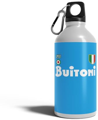 Borraccia Termica Tifoso Napoli Napoletano Misura 23x11 in Ceramica Sublimatica (FvBuit)