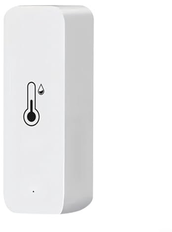 Sandyseptember Igrometro WiFi termometro sensore intelligente temperatura umidità monitor con monitor remoto, termometro da interni ad alta precisione nessun hub richiesto (WiFi)
