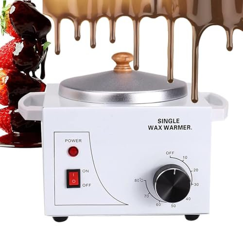MTTXY Pentola per Sciogliere Il Cioccolato, Macchina per Temperare Il Cioccolato con Riscaldamento Elettrico, Temperatura Regolabile 0~80°C, Facile da Pulire, Multiuso per Burro, Formaggio, Caramelle