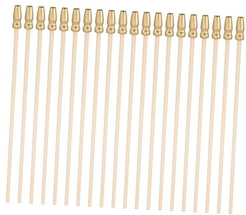 VANZACK 20stücke Holzfahnenmast Zum Selbstmachen Für Party Und Feste Mit Glatter Oberfläche Und Stabilem Design Für Fahnen Mit Kleineren Durchmessern