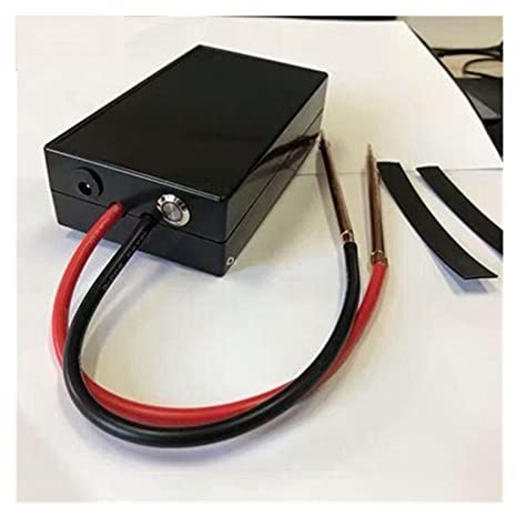 Set de soldadora por puntos, Punto portátil Soldador de mano Pequeño DIY Conjunto completo de accesorios 18650 Batería de litio Mini Mini Almacenamiento de energía Para taller al aire libre