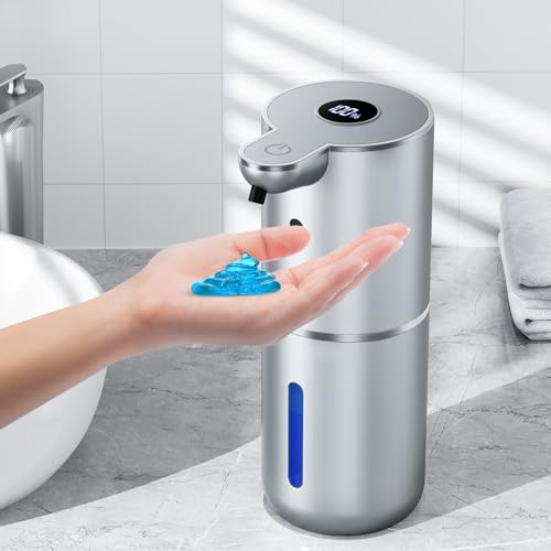 Fachixy Automatic Liquid Soap Dispenser Touchless, Smart Digital Display